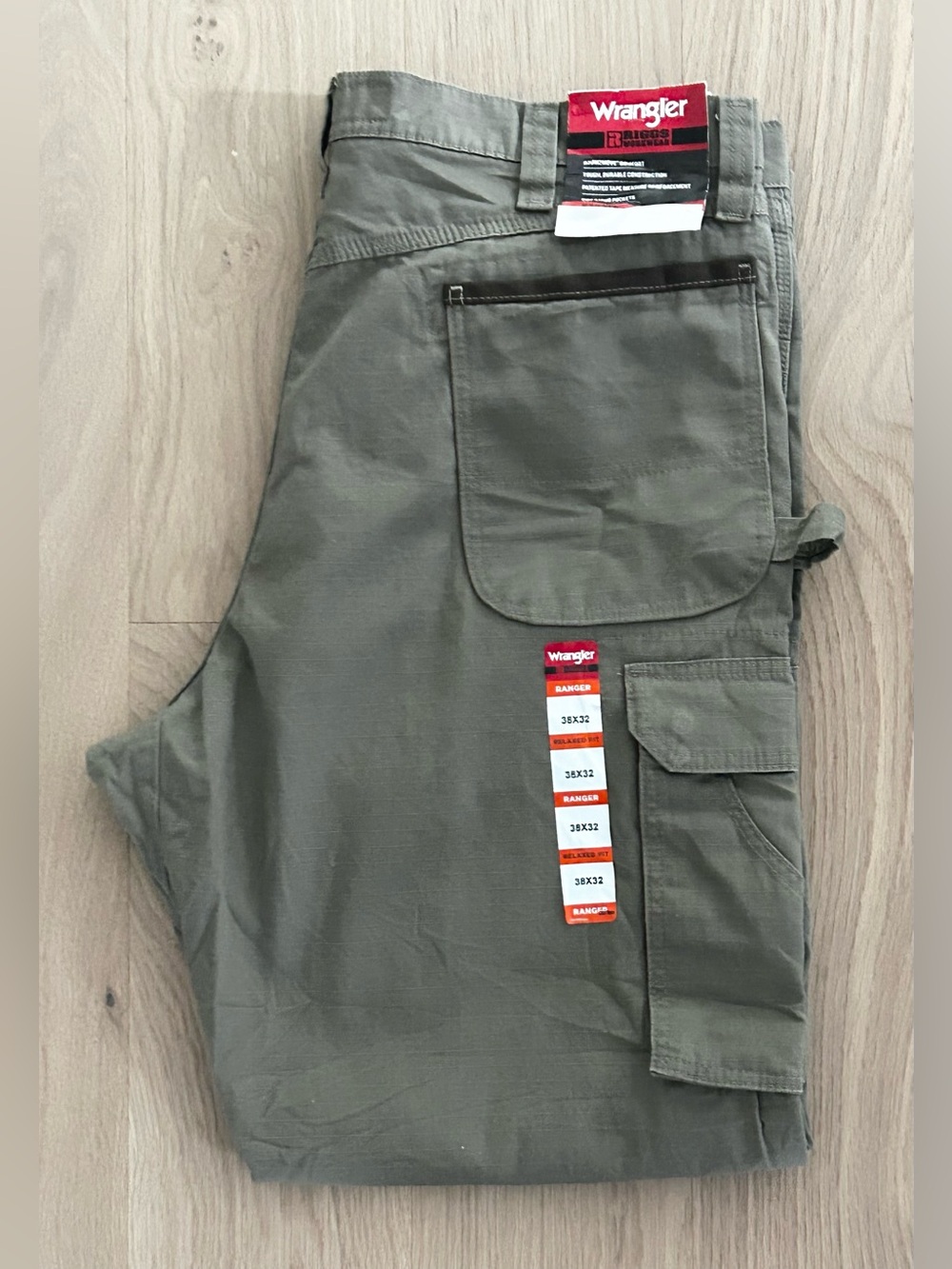 Wrangler Riggs Workwear Ripstop Cargo Pants - Size 38x32